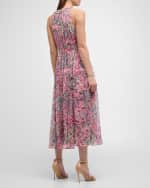 Image 4 of 6: Veronica Beard Carlotti Criss-Cross A-Line Midi Dress