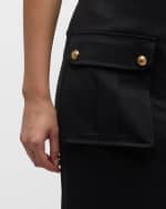 Image 6 of 6: Veronica Beard Dallas Zip-Front Pencil Skirt