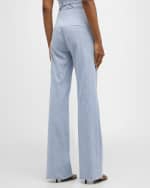 Image 4 of 6: Veronica Beard Jude High-Rise Tailored Pants