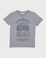 Image 4 of 5: Golden Goose Boy's Journey Graphic Printed Jersey T-Shirt, Size 12-14