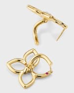 Image 3 of 5: Roberto Coin 18K Diamond Small Cialoma Earrings