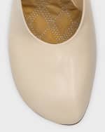 Image 4 of 6: Burberry Baby Leather Stiletto Pumps