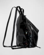 Image 2 of 3: Rebecca Minkoff Julian Holographic Nylon Backpack