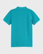Image 3 of 3: Scotch & Soda Boy's Garment-Dyed Pique Polo, Size 4-12