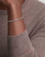 Image 7 of 7: David Yurman Men's Box Chain Bracelet in Silver, 4mm