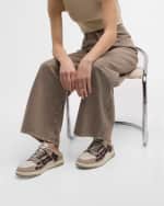 Image 2 of 6: Amiri Skel Tricolor Low-Top Mule Sneakers