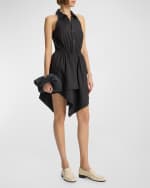 Image 5 of 5: A.L.C. Aria Sleeveless Button-Front A-Line Mini Dress