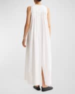 Image 3 of 5: Rohe Sleeveless Pleated A-Line Maxi Dress