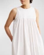 Image 5 of 5: Rohe Sleeveless Pleated A-Line Maxi Dress