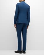 Image 5 of 6: Giorgio Armani Men's Solid Wool-Blend Suit