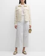 Image 5 of 6: Eleventy Button-Down Tweed Jacket