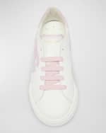 Image 5 of 5: Dolce&Gabbana Kid's Portofino Low-Top Sneakers, Kids