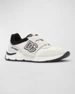 Image 5 of 8: Dolce&Gabbana Kid's DG Velcro Running Sneakers, Toddlers/Kids