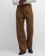 Image 4 of 6: Saint Laurent Men's Baggy Corduroy Jeans