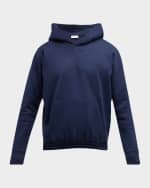 Image 1 of 6: Saint Laurent Men's YSL Solid Hoodie