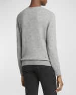 Image 5 of 6: Saint Laurent Cashmere Crew Sweater