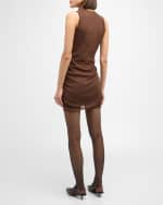 Image 3 of 6: Saint Laurent Tulle Stretch Mini Dress