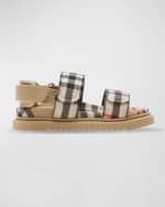 Image 5 of 6: Burberry Kid's Jamie Check Sandals, Kids
