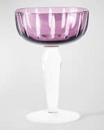 Image 5 of 5: POLSPOTTEN Multicolor Cut Coupe Glasses, Set of 6