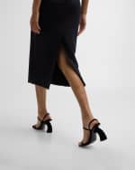 Image 2 of 6: Dries Van Noten Velvet Dual-Band Slingback Sandals