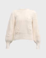 Image 1 of 6: Rails Romy Floral Applique Sweater