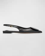 Image 1 of 6: Jacquemus Les Slingbacks Duelo Ballerina Flats