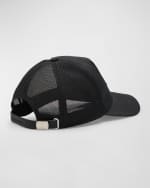 Image 2 of 2: Alexander McQueen Men's Warped Logo Trucker Hat