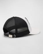 Image 2 of 2: Alexander McQueen Men's Warped Logo Trucker Hat