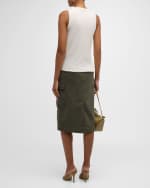 Image 4 of 6: Vince Double-Layer Shell Top