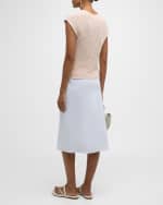 Image 3 of 6: Vince Easy Midi Slip Skirt