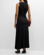 Image 3 of 6: Ulla Johnson Natalia Sleeveless Asymmetric Seamed Maxi Dress