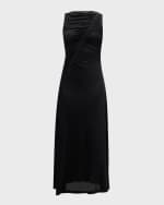 Image 1 of 6: Ulla Johnson Natalia Sleeveless Asymmetric Seamed Maxi Dress