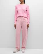 Image 5 of 6: FRAME High Rise Barrel-Leg Jeans