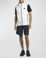 Image 2 of 6: Moncler Men's Vallese Bicolor Hooded Vest