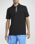 Image 3 of 6: Moncler Men's Logo Placket Polo Shirt