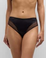 Image 2 of 5: Dolce&Gabbana Satin & Mesh Briefs