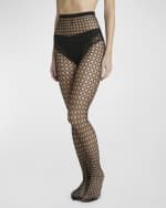 Image 4 of 5: Dolce&Gabbana Geometric Net Tights