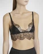 Image 5 of 5: Dolce&Gabbana Wireless Lace & Satin Triangle Bra