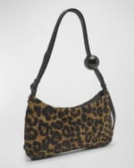 Image 4 of 6: Jacquemus Le Bisou Perle Leopard Shoulder Bag