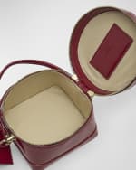 Image 5 of 6: Jacquemus Le Vanito Patent Top-Handle Bag