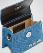 Image 5 of 6: Jacquemus Le Chiquito Denim Top-Handle Bag