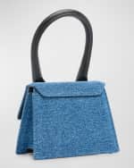 Image 4 of 6: Jacquemus Le Chiquito Denim Top-Handle Bag