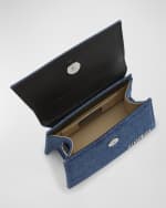 Image 5 of 6: Jacquemus Le Chiquito Moyen Denim Top-Handle Bag