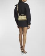 Image 2 of 6: Jacquemus Le Grand Bambino Leather Top-Handle Bag