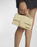 Image 3 of 6: Jacquemus Le Grand Bambino Leather Top-Handle Bag