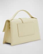 Image 4 of 6: Jacquemus Le Grand Bambino Leather Top-Handle Bag