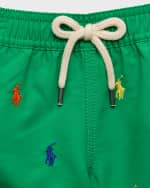 Image 3 of 3: Ralph Lauren Childrenswear Boy's Traveler Swim Trunks, Size 3M-24M