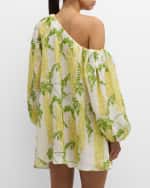 Image 4 of 6: BERNADETTE Raquel Linen Short Dress