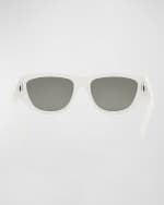 Image 5 of 5: Celine Animation Embellished Acetate Cat-Eye Sunglasses