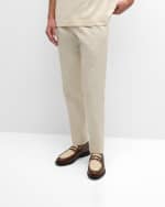 Image 2 of 5: DUKE + DEXTER Men's Wilde Rattan and Leather Penny Loafers